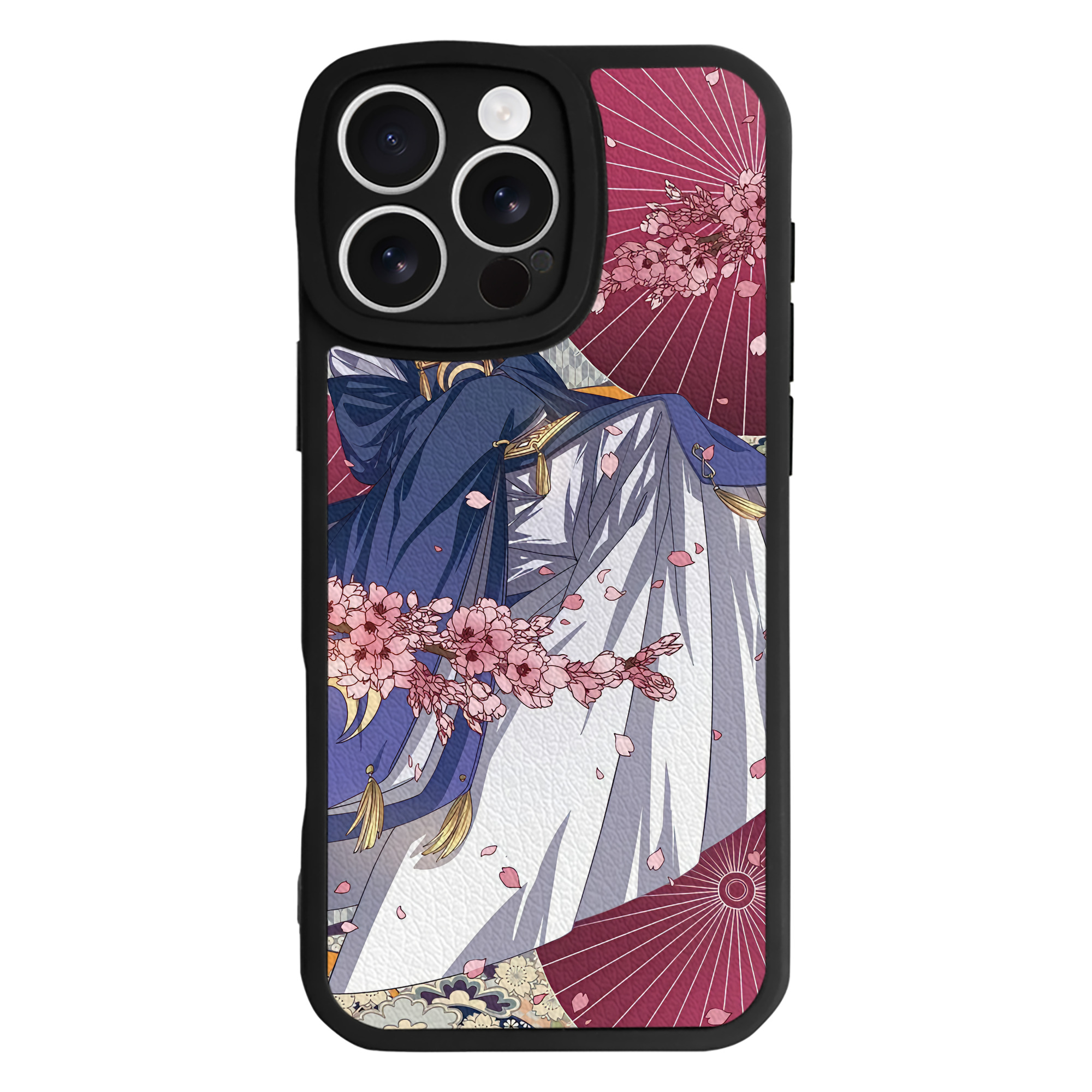 （画像用） 刀剣乱舞 Touken Ranbu 【iPhone 16シリーズ対応】シリコンスマホケース（レザー調） 材質：シリコン
